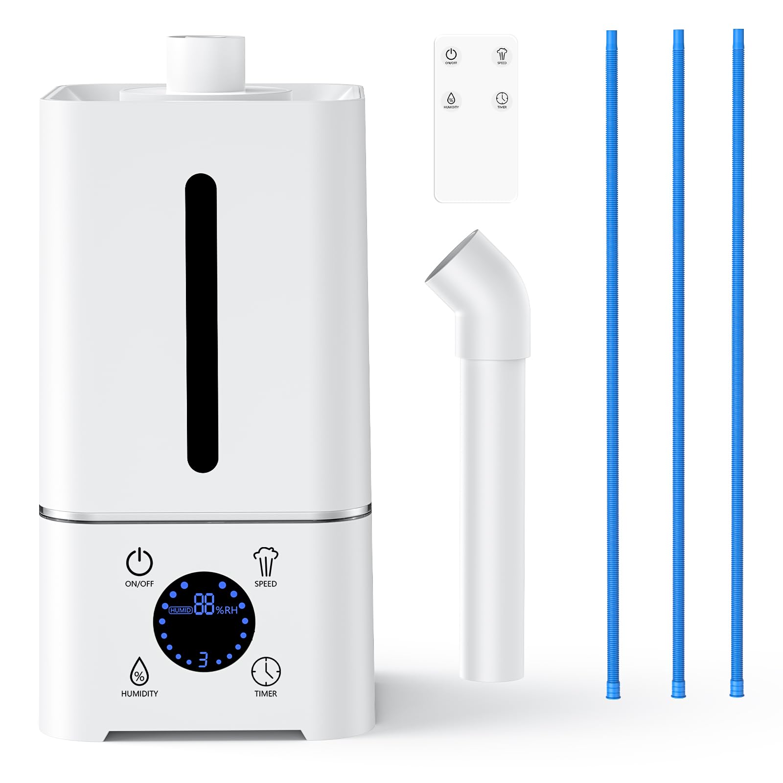 PKBD Humidificador para Growbox, Inteligente para Plantas, Higrómetro/Mando, Deshumidificador para Crecimiento y Propagación de Plantas, Salón