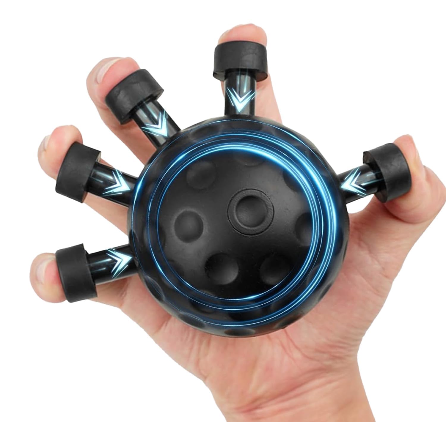 PANCA Finger Exerciser & Hand Strengthener | Heavy Resistance Grip Ball for Men & Women | Finger & Forearm Strength Trainer for Workout, Rehab, Stress Relief | Durable ABS & Silicone Material