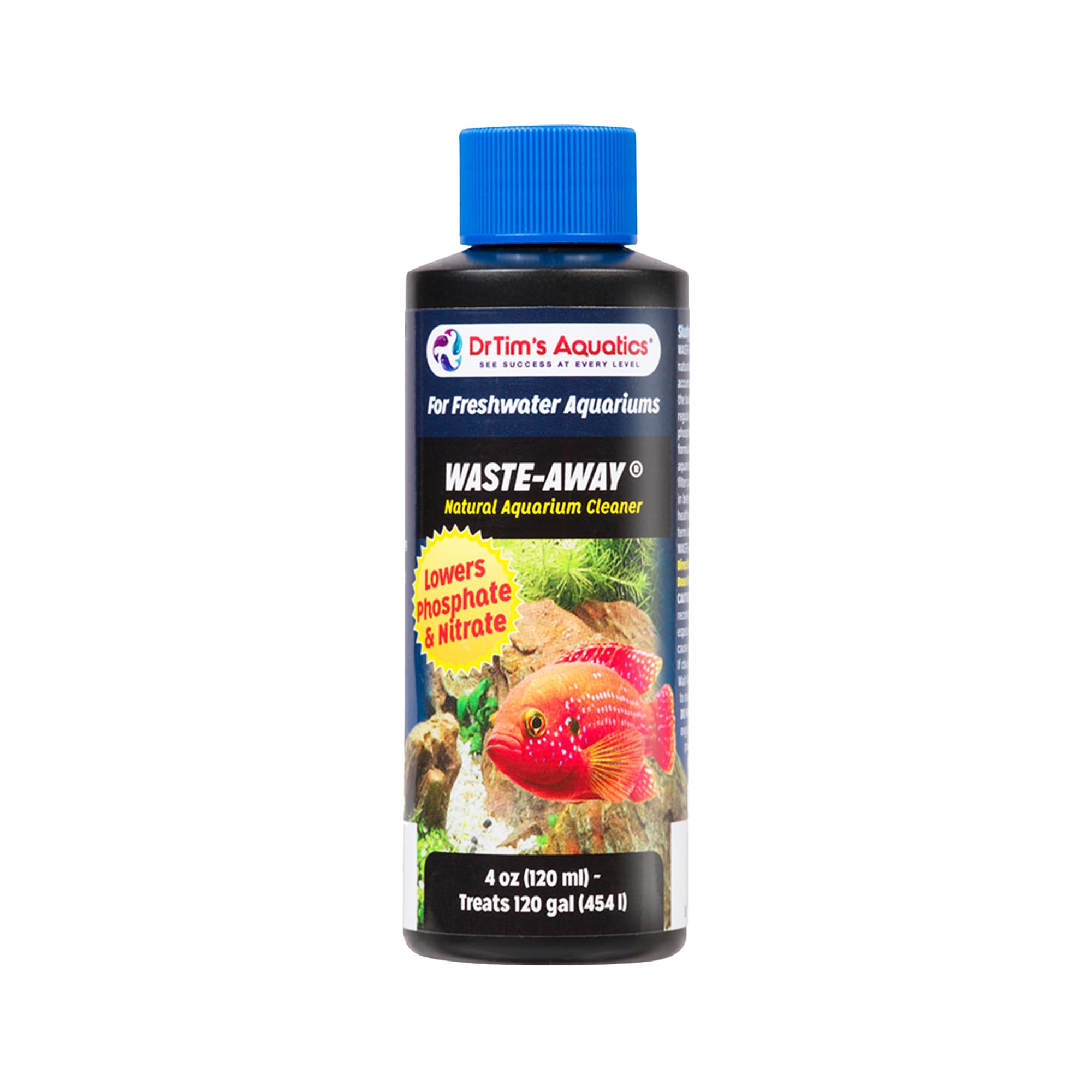 DrTim’s Aquatics Waste-Away Freshwater – 4 oz – Natural Maintenance Formula – Helps Break Down Hidden Organic Waste, Supports Flow & Clarity, Keeps Filters Running Freely