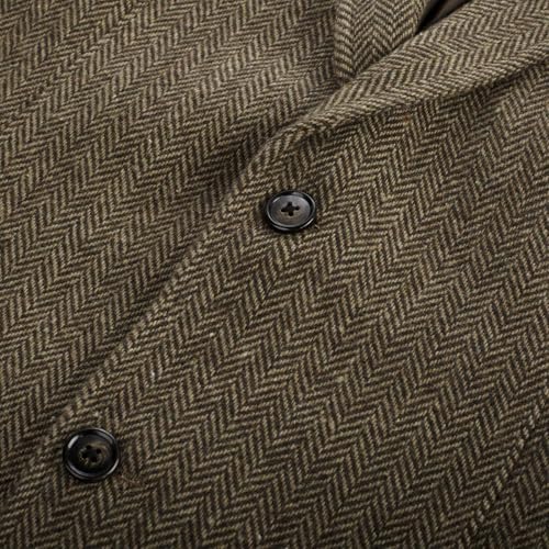 Blazer homme laine mélangée espresso veste ajustée confortable taille XXL 2 boutons