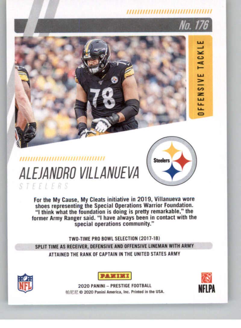 PANINI NFLカード SPECTRA VESTED VETERANS PRIZM ALEJANDRO VILLANUEVA PITTSBURGH STEELERS 17/25 #VV-AV 送料無料 中古 IT1 楽天市場】【中古】 PANINI NFLカード SPECTRA VESTED VETERANS