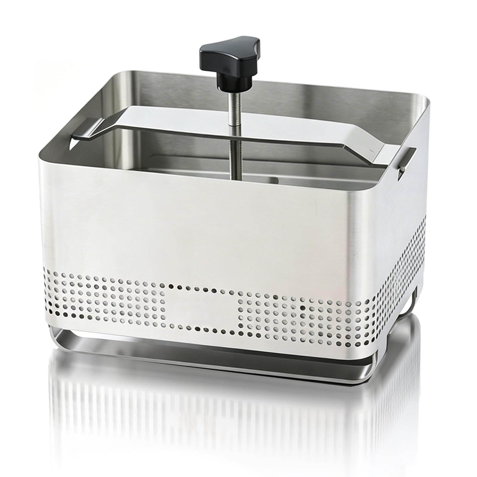 KHZKHC Stainless Steeltofu Press, Cheese Press, Household Tofu Making Tools, 1kg/2kg Molds Are Available, Built-in Pressurization Device, For Homemade Tofu, Cheese 1KG