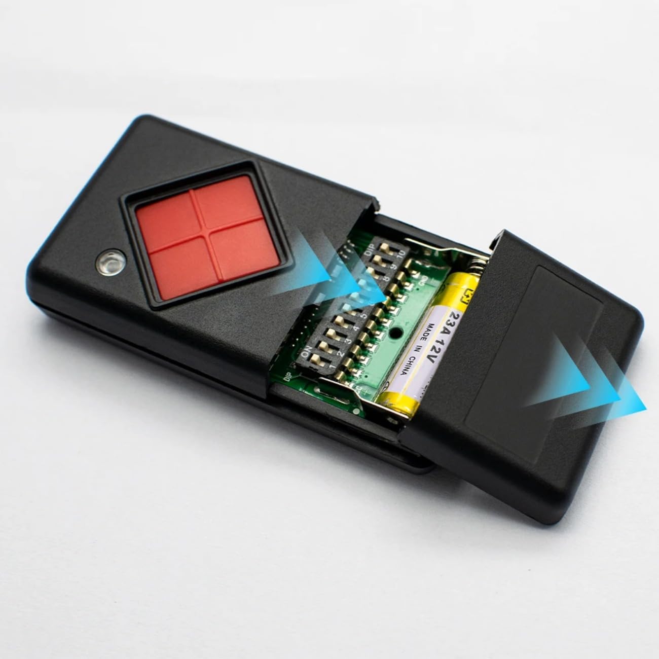 Handsender 1-Kanal Dickert 27,015MHz Rote-LED AHS27-01