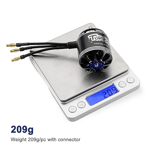 Miniatura 5 de FLASH HOBBY D4250EVO 3520 Outrunner Motor sin escobillas 800KV RC Motor eléctrico para avión RC, UAV, aviones, máquina de café de ala fija y brazo