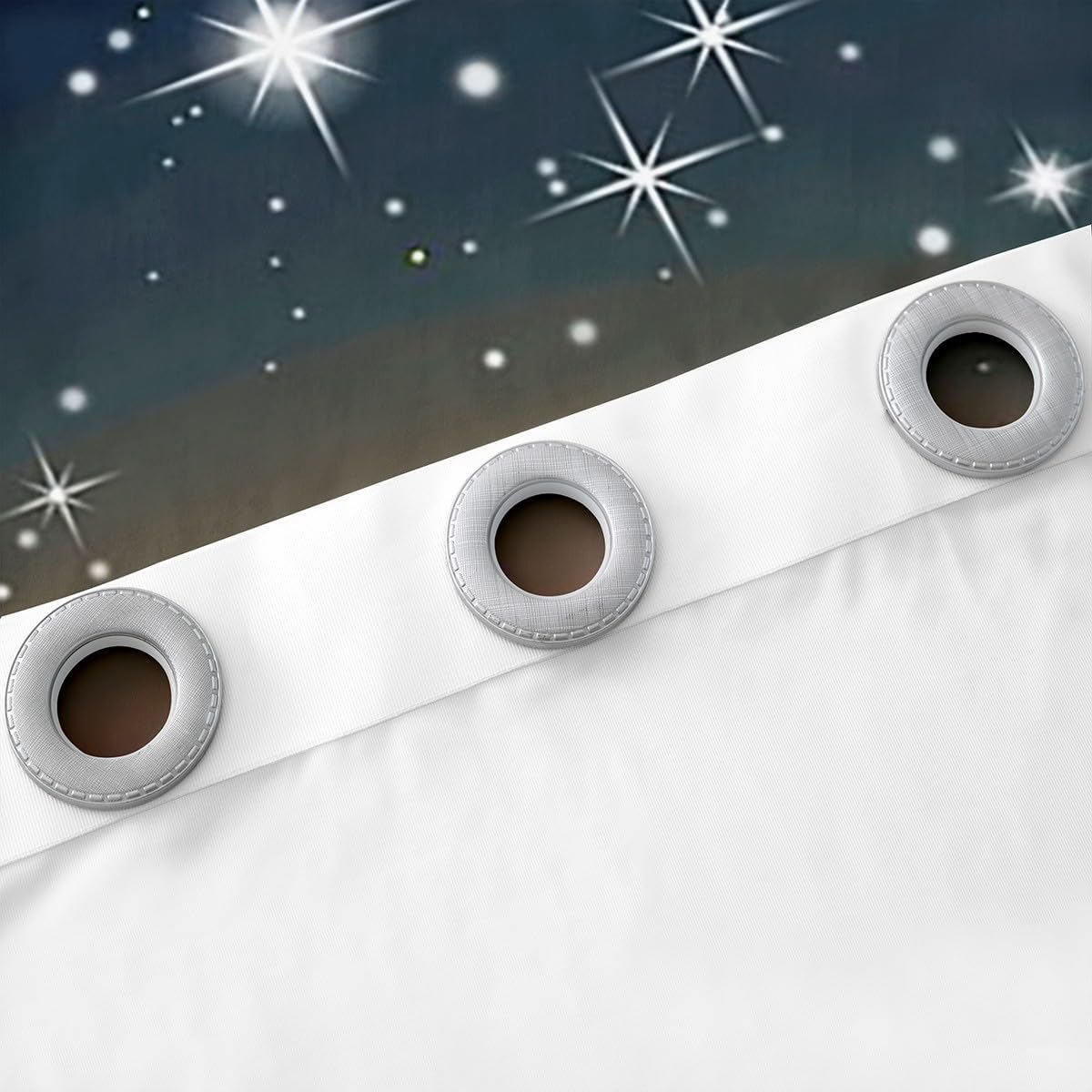 Erosebridal Panda Curtains & Drapes for Kids Boys Girls Cute Space Panda Blackout Curtains 38" Wx45 L Galaxy Sun Moon Window Curtains Starry Sky Animal Window Treatments 2 Panels Cartoon Room Decor