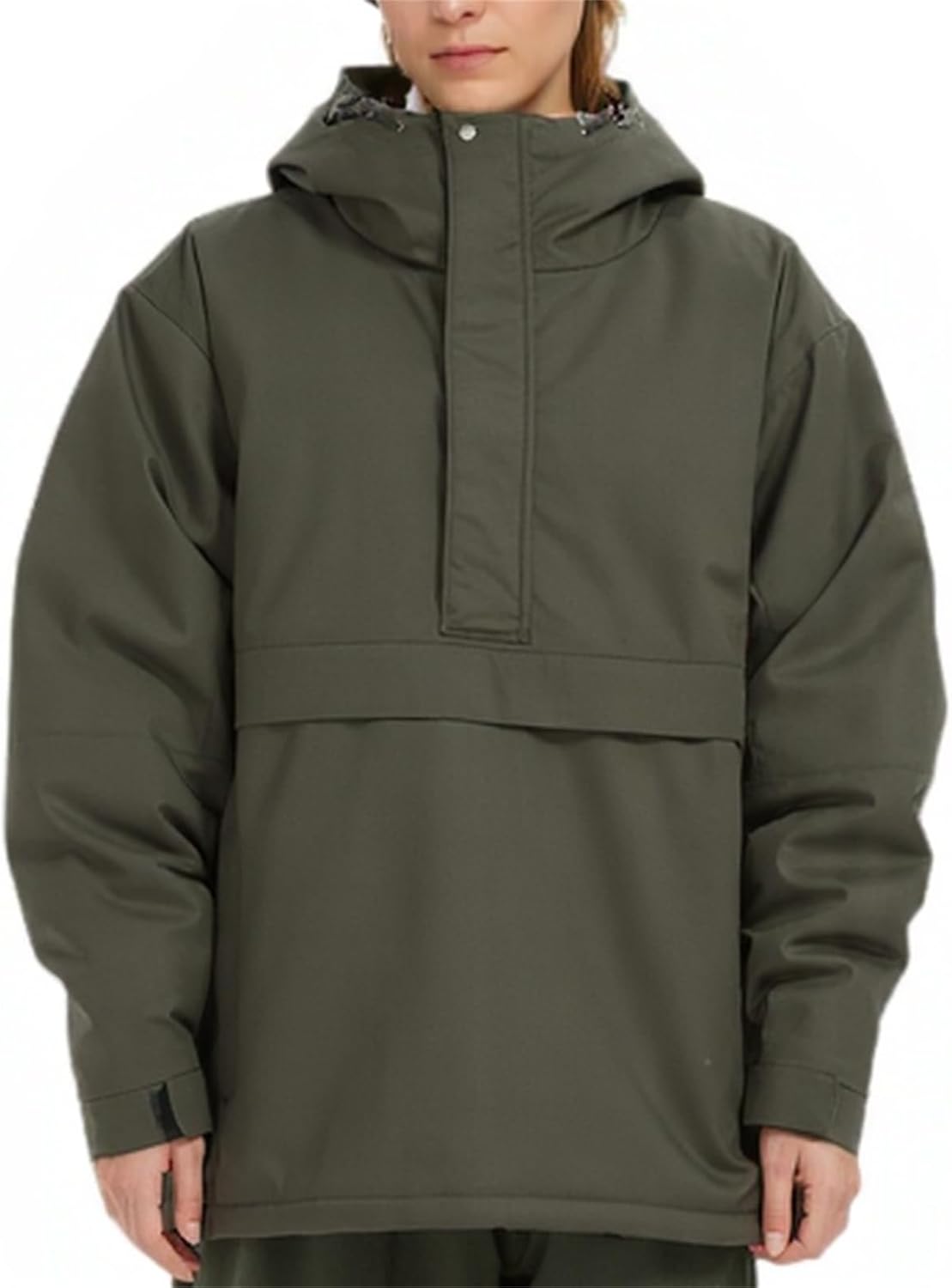 BUMDEEP Womens Waterproof Ski Jacket Warm Winter Snow Coat Windbreaker Hooded Thick Snowboard Jacket