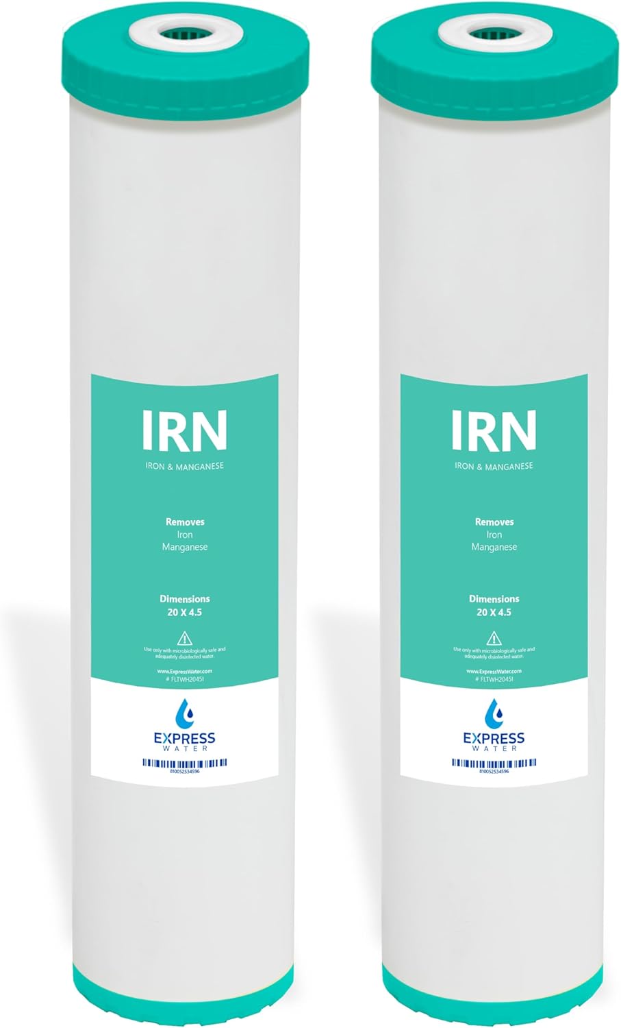 Express Water – Iron & Manganese Reducing Replacement Filter – Whole House Iron Replacement Water Filter – High Capacity Water Filter – 4.5” x 20” inch