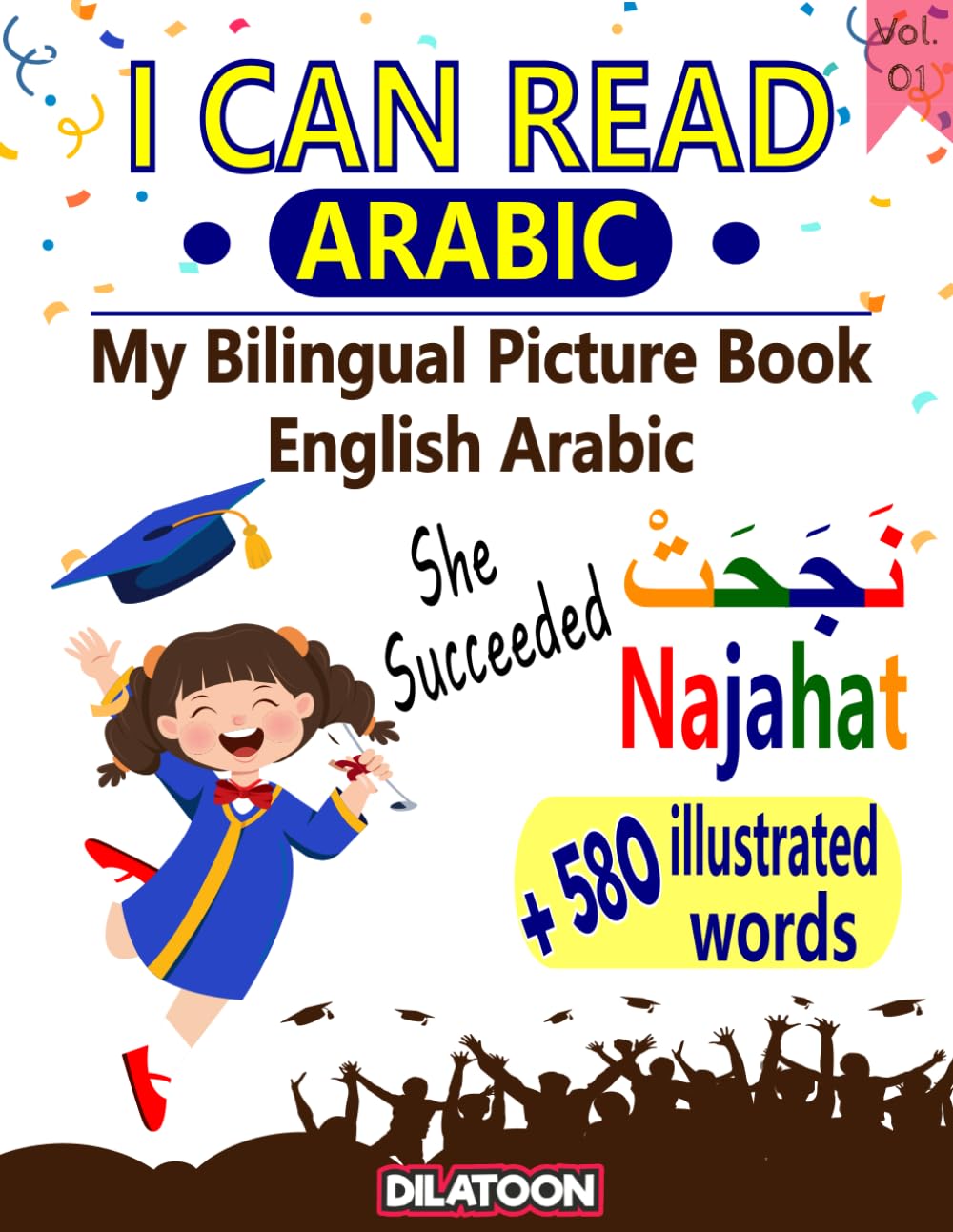 I can read arabic my bilingual picture book english arabic: +580 illustrated words presented by topics, arabic learning book for kids and for adults beginners.