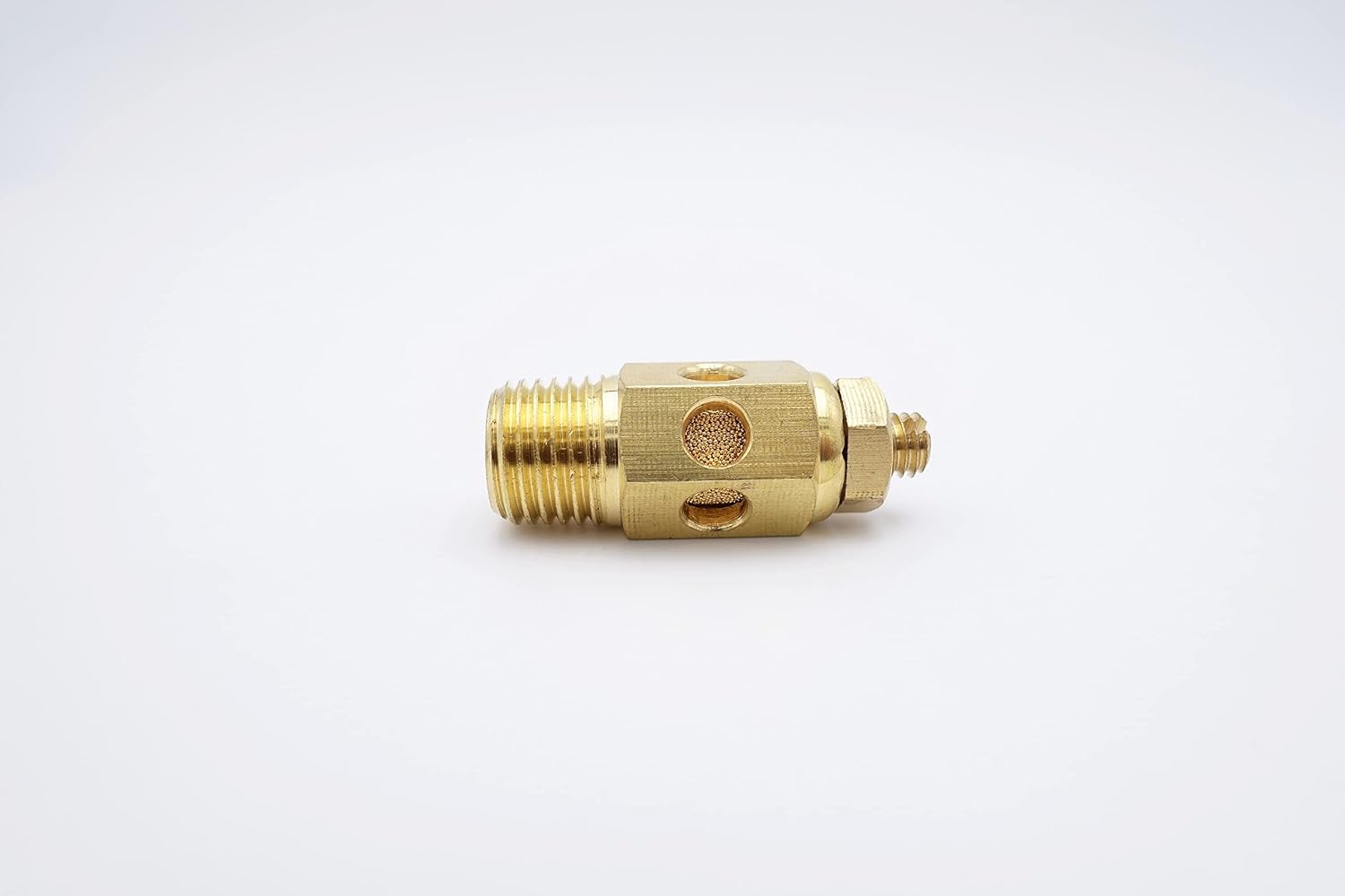 Pneumatic Muffler, Exhaust Muffling Throttle Filter 1/4" Male NPT