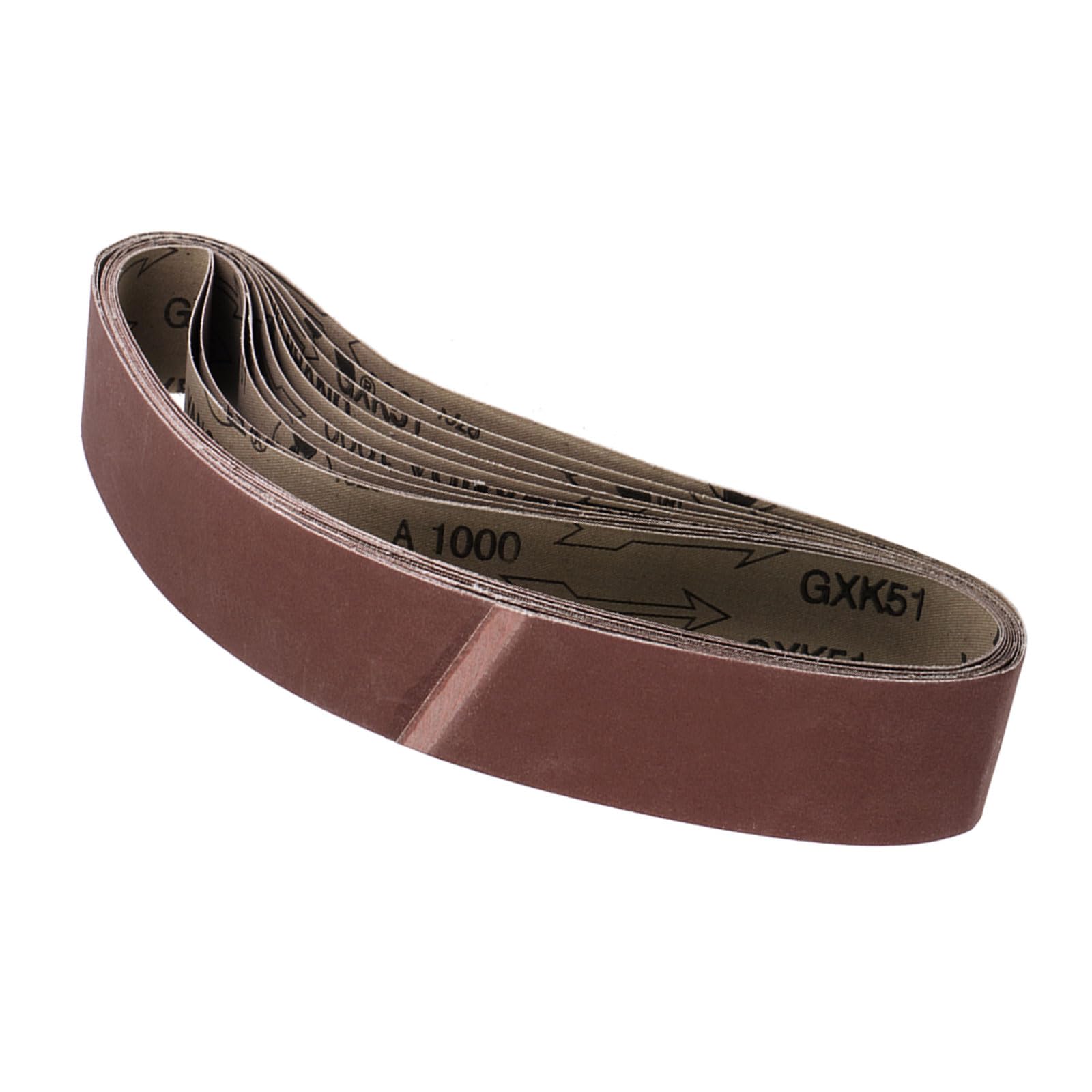 Kozelo 10pcs Sanding Belts - [ 2" x 27" 1000 Grit ] Sandpaper Belt Strip Sander Paper for Wood Paint Sanding Metal Polishing