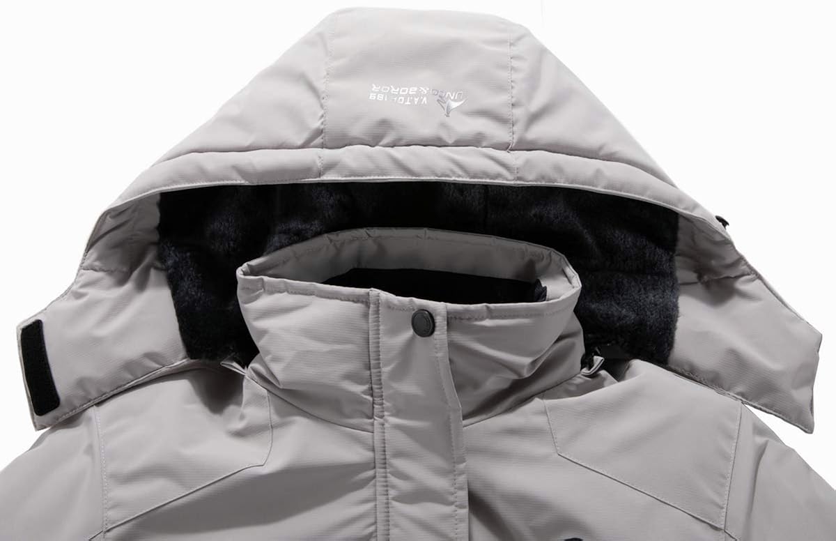 MOERDENG Men's Waterproof Ski Jacket Warm Winter Snow Coat Mountain Windbreaker Hooded Raincoat : Clothing, Shoes & Jewelry