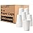 RACETOP 8 oz 1000 Pack Disposable Paper Coffee Cups, Paper Cups 8 oz Disposable, Ideal for Party, Home, Office