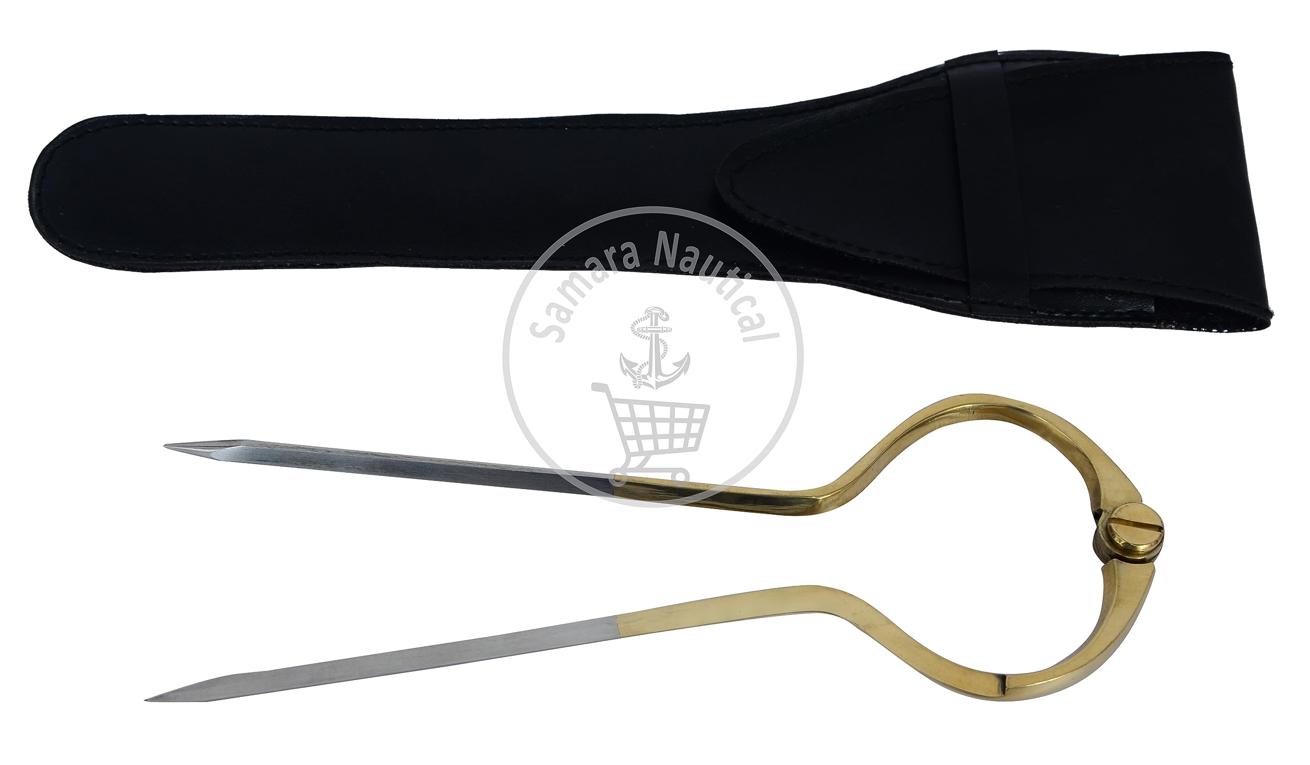 Samara Nautical 8" British Style Navigational Dividers/Single Handed Dividers - Image 2