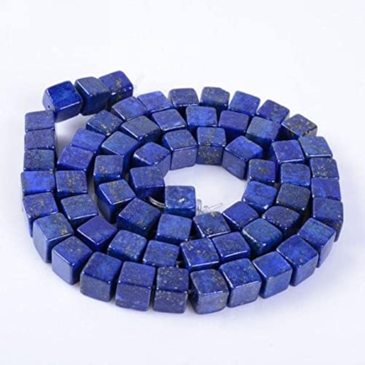 Lapis-lazuli 6mm perles cubes en pierre naturelle bleue LKBEADS 0147 pour fil 16''