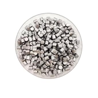 High Purity Evaporation Tantalum Particles, Elemental Ta 99.9%, Pure Metal Cylinder Tantalum Granules for Scientific Research Experiment 1, 10 Grams, 3mm * 3mm
