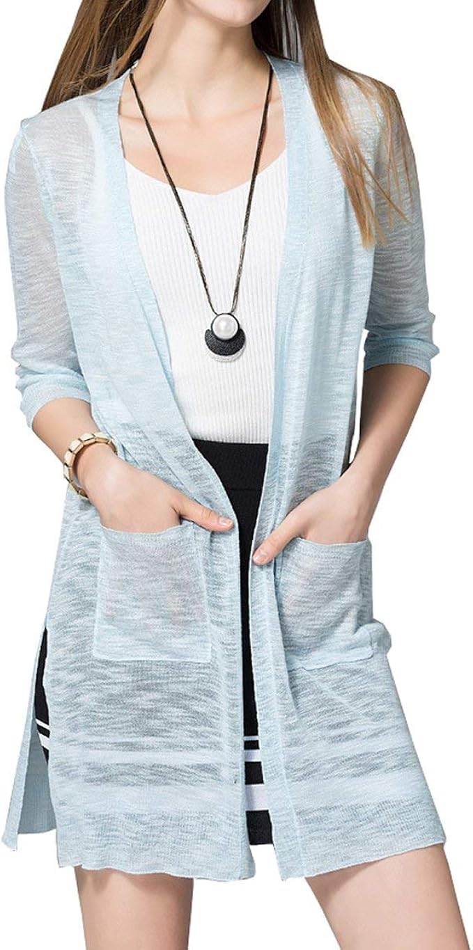 SHEIN LUNE Cardigan Corto In Tessuto Semrasparente Con Maniche Corte - Foto 6