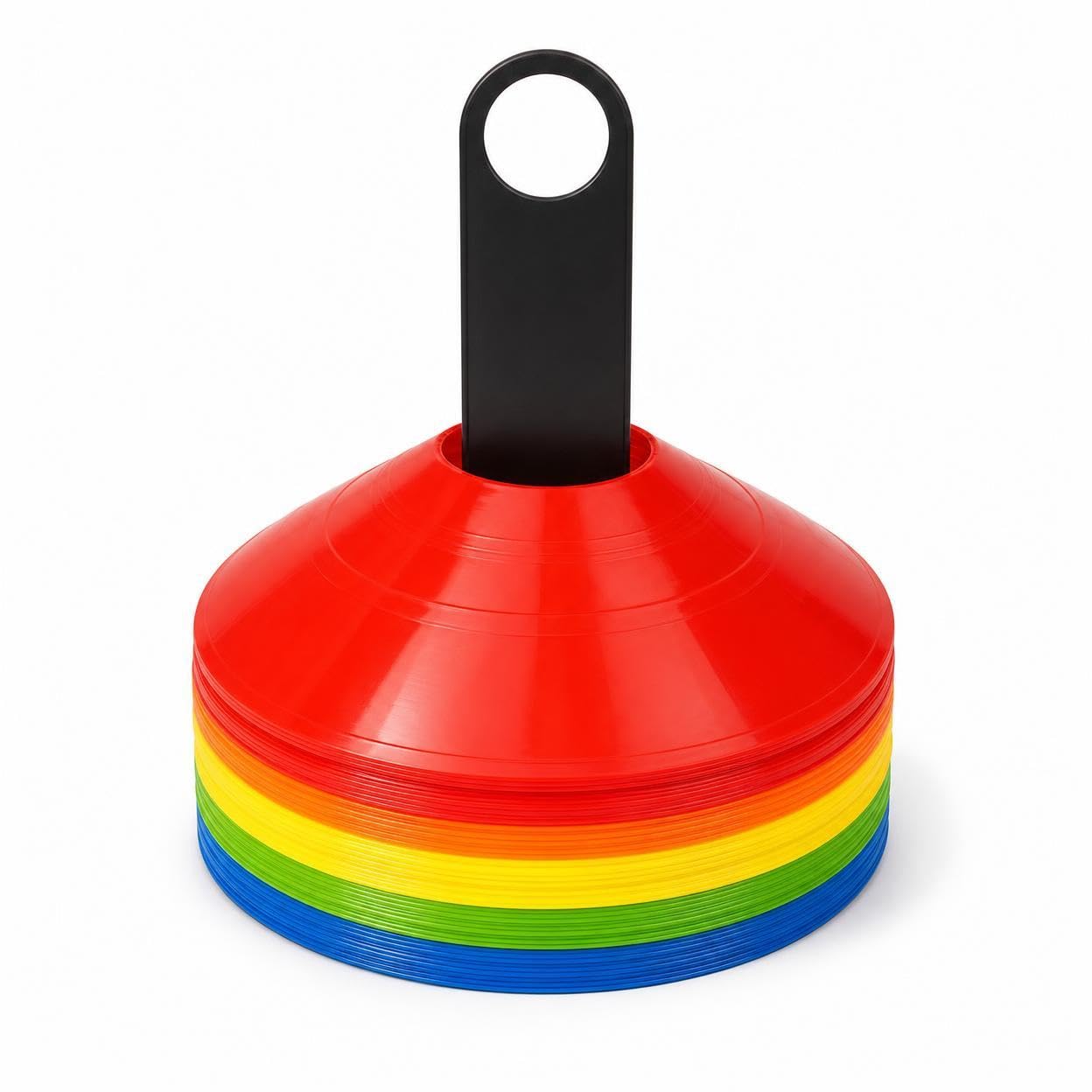 Soccer Training Cones, Agility Disc Cones for Football Basketball Drills, Field Marker Saucers, Thickened Durable 22g Logo Dish 1pc-picture-49