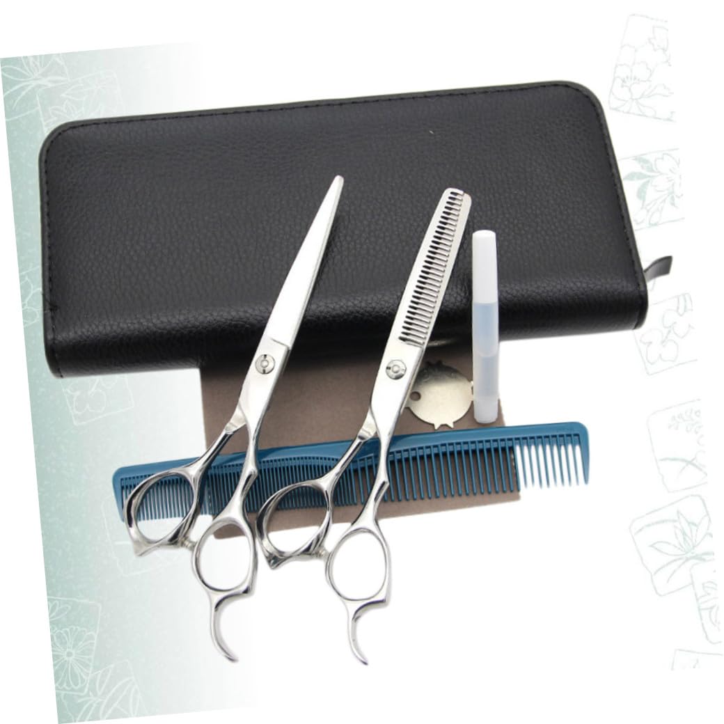 DOITOOL Tijeras de Peluquería de Acero Inoxidable, Corte Uniforme y Diseño Ergonómico, para Uso Diario en Casa y Barbería