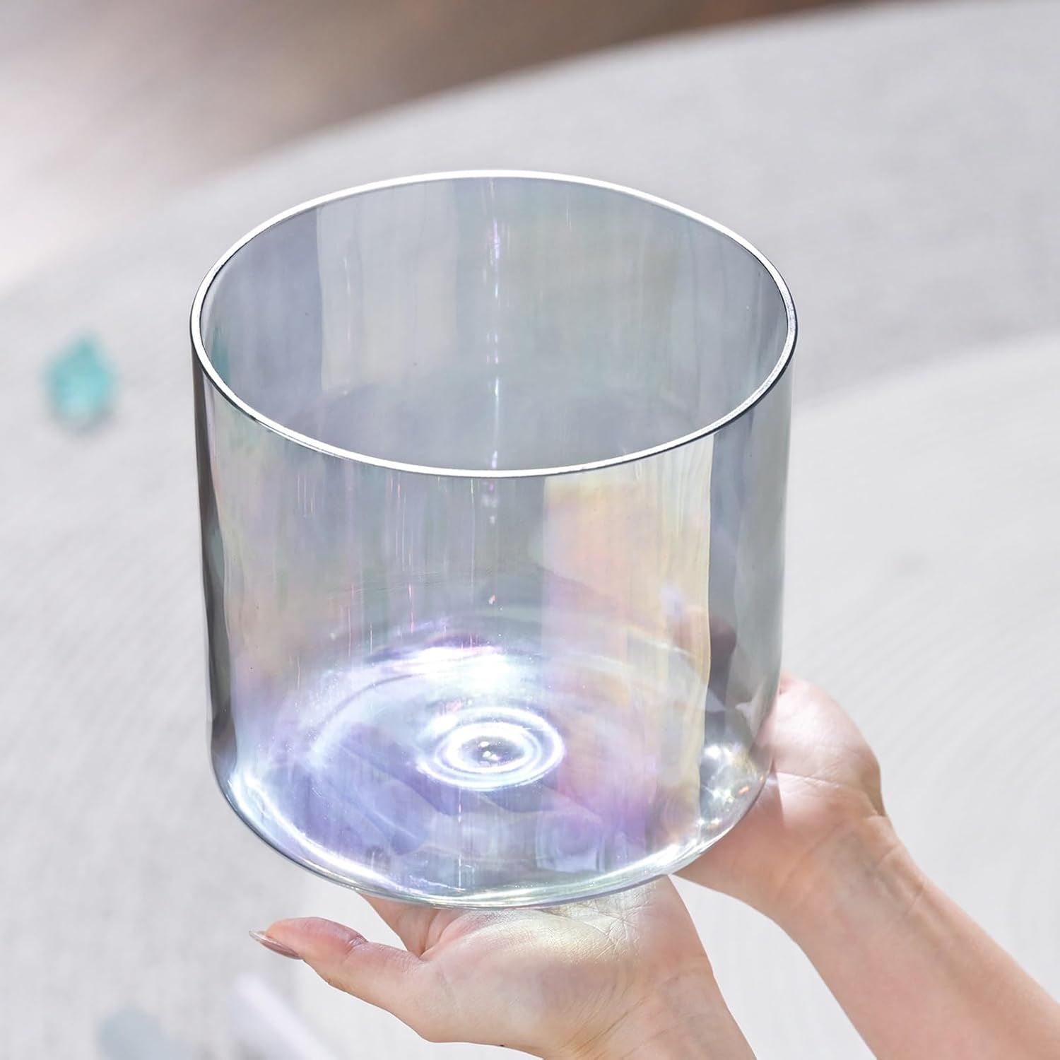 クリスタルシンギングボウル 25㎝ 10インチ シンギングボウル チャクラ