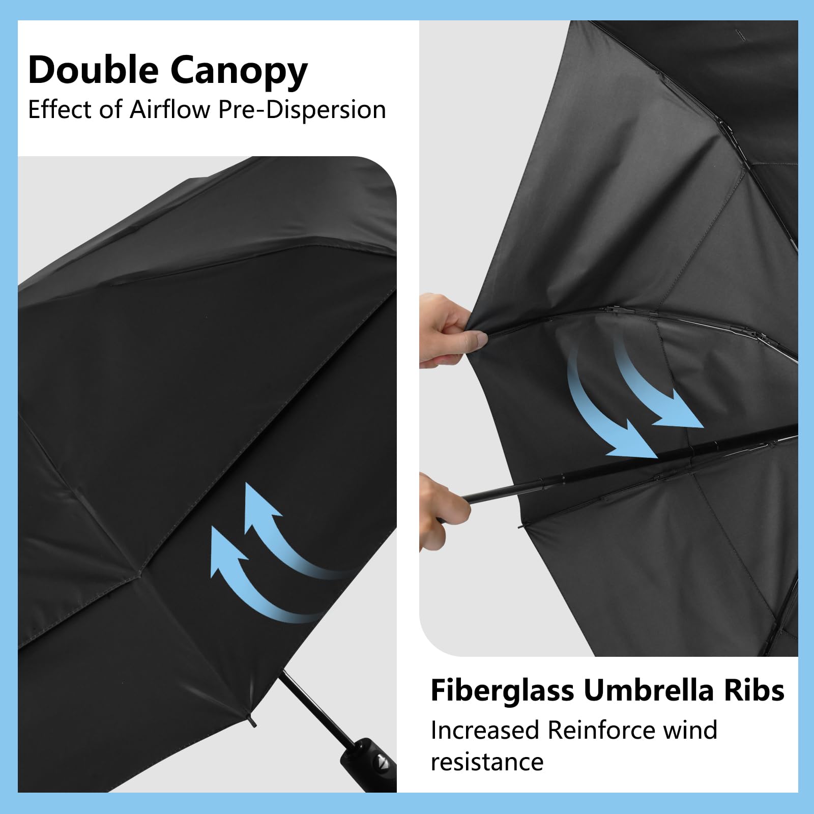 Ovejas Lindas Amarillas Paraguas de Viaje Resistente al Viento Apertura Cierre AutomáTicos,Compacto con ProteccióN Solar UPF 50+ Ideal para JóVenes Chicas