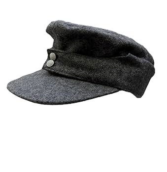 ツバ革製　ドイツ軍将校用制帽ミヒャエルヤンケ社製　精巧レプリカ極上品　ドイツ輸入 ツバ革製ドイツ軍将校用制帽ミヒャエルヤンケ社製精巧レプリカ