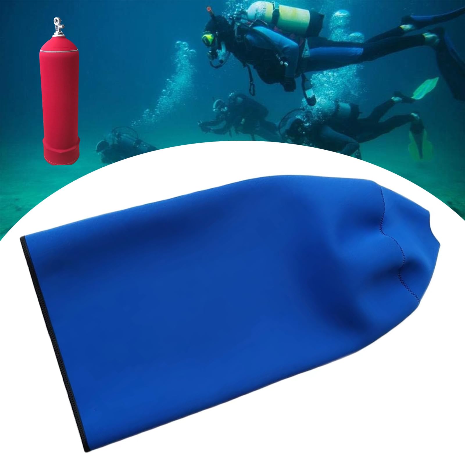 Laikoutd Neoprene Snorkeling Dives Cylinder Air Bottle Covers Scubas Diving Tanks Protector for 12L Dives Tanks Snorkeling Dives