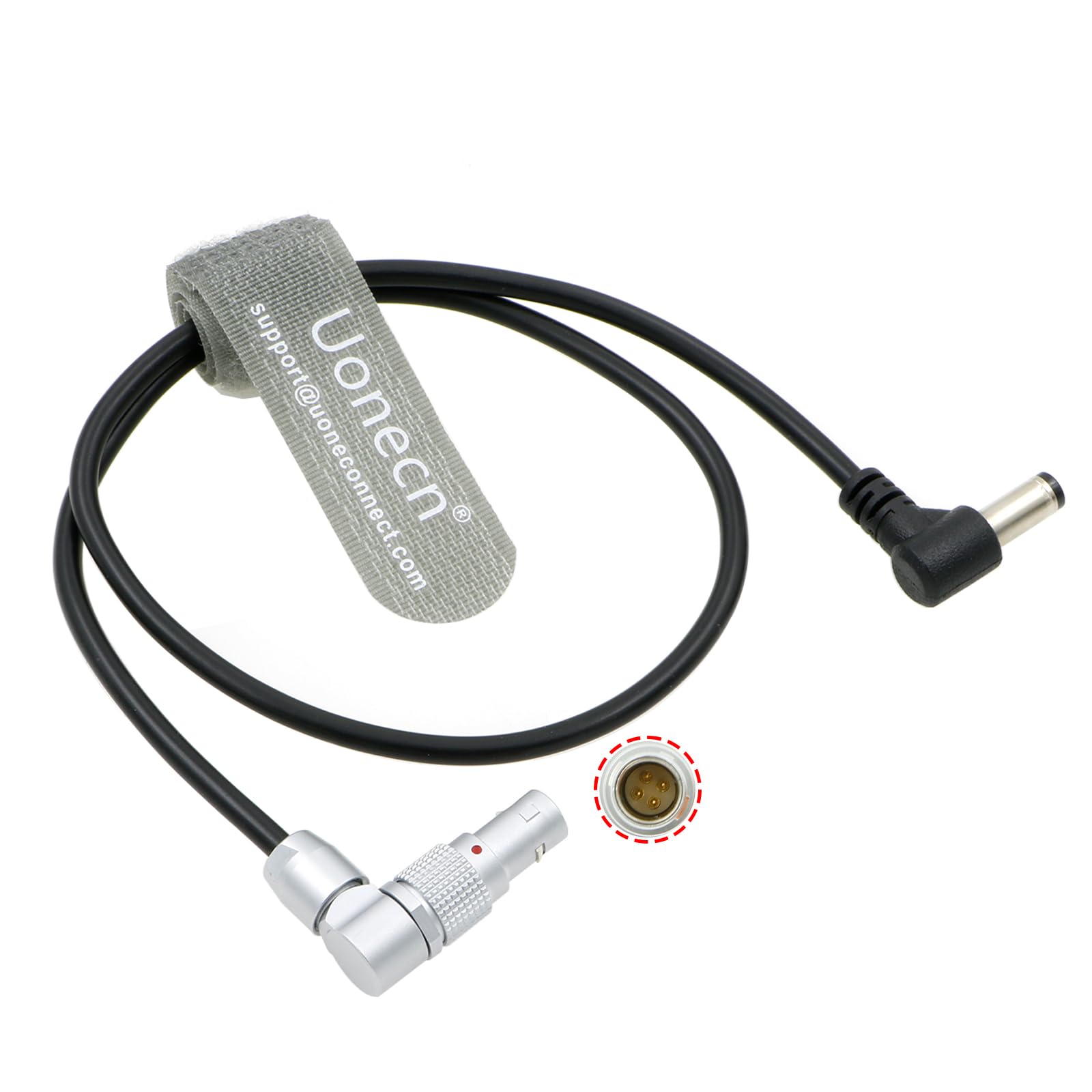 Câble d'alimentation haut de gamme Uonecn pour EVF Zacuto 45cm
