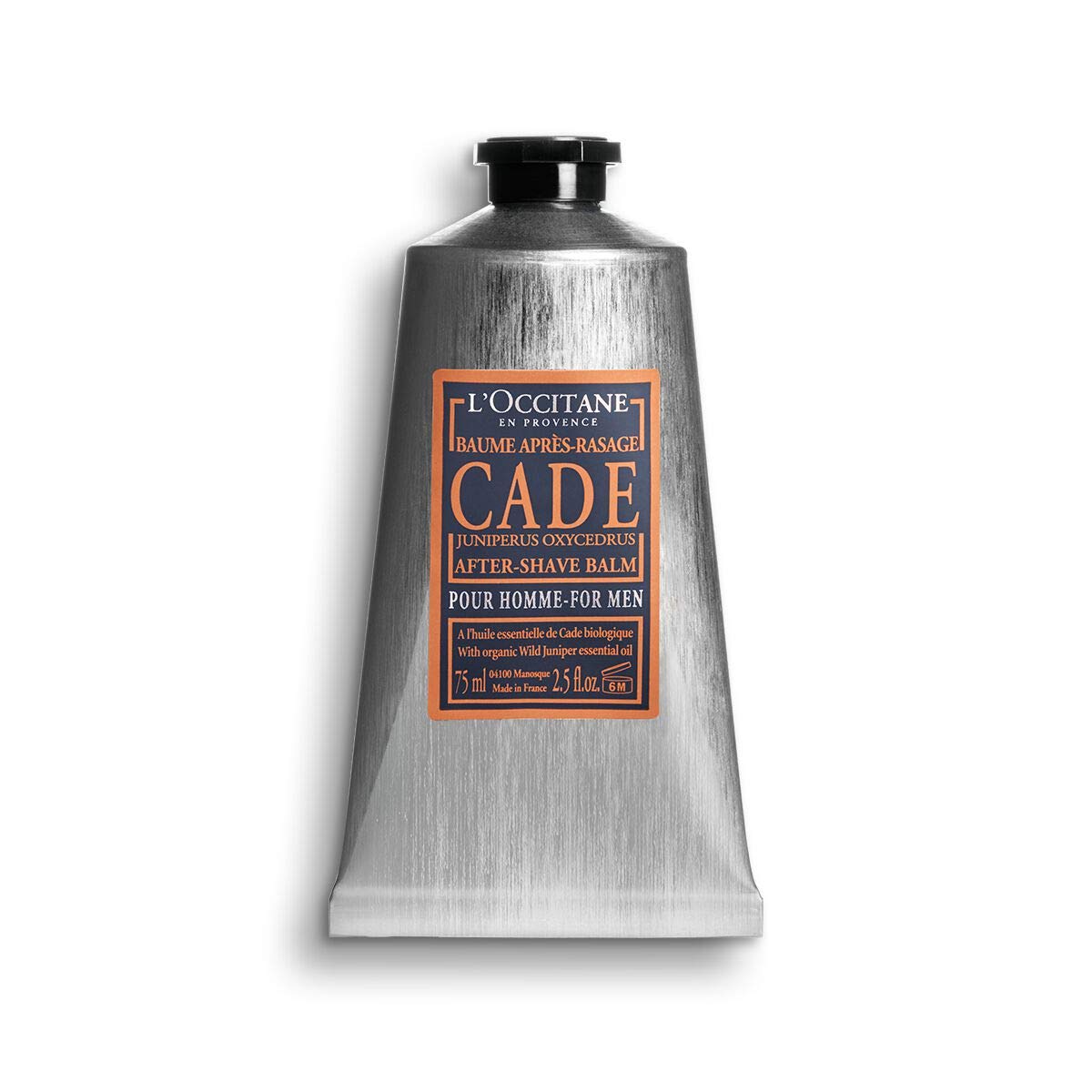 L’Occitane Cade Comforting After-Shave Balm, Men’s Skincare for Post-Shave Hydration, Soothing Daily Moisturizer with Essential Oils, Non-Greasy