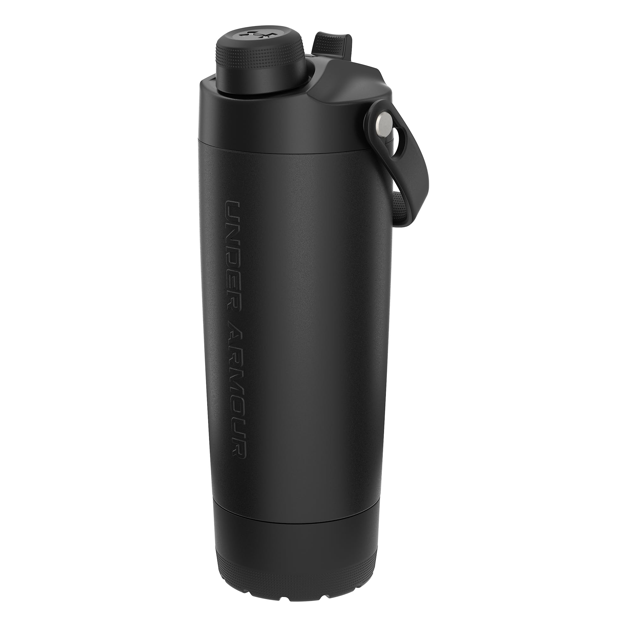 Under Armour Edelstahl Trinkflasche 890ml mit Chug-Verschluss und High-Flow Strohhalm | Sport Trinkflasche mit Schnellverschluss-Griff und Stoßfester Silikonbasis