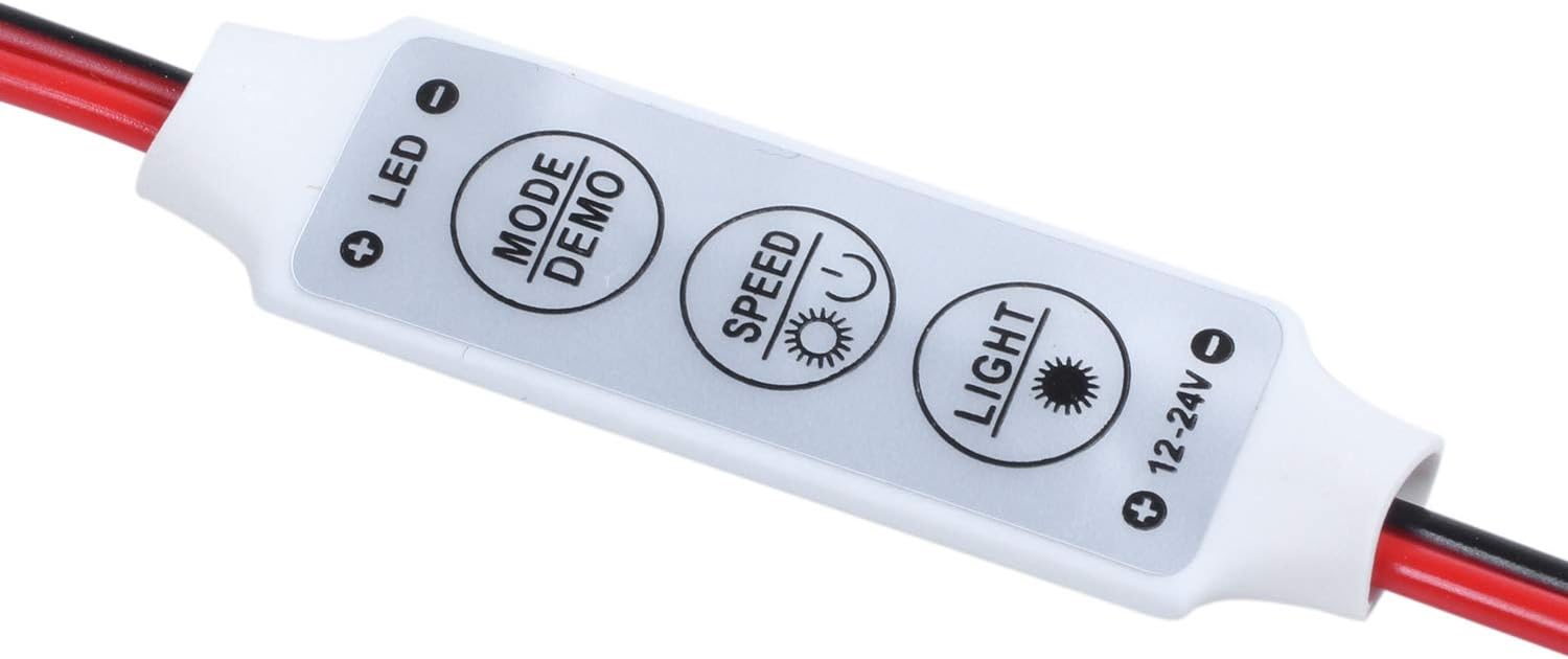 LED Dimmer 12A 12V-24V for LED Strips Monochrome Controller