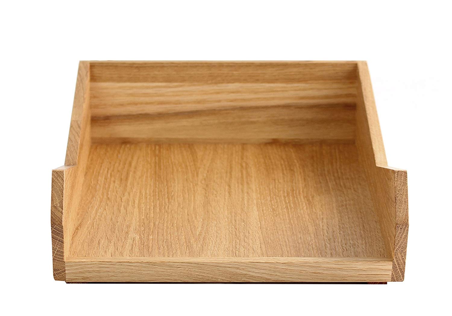 Naturehome Skript Bandeja Correspondencia Madera Roble - 24x35x8cm Tumbada Almacenamiento Din A4 Organizador Escritorio Zur Bandeja para Documentos & Cartas Ordnung en Oficina Escuela y Despacho