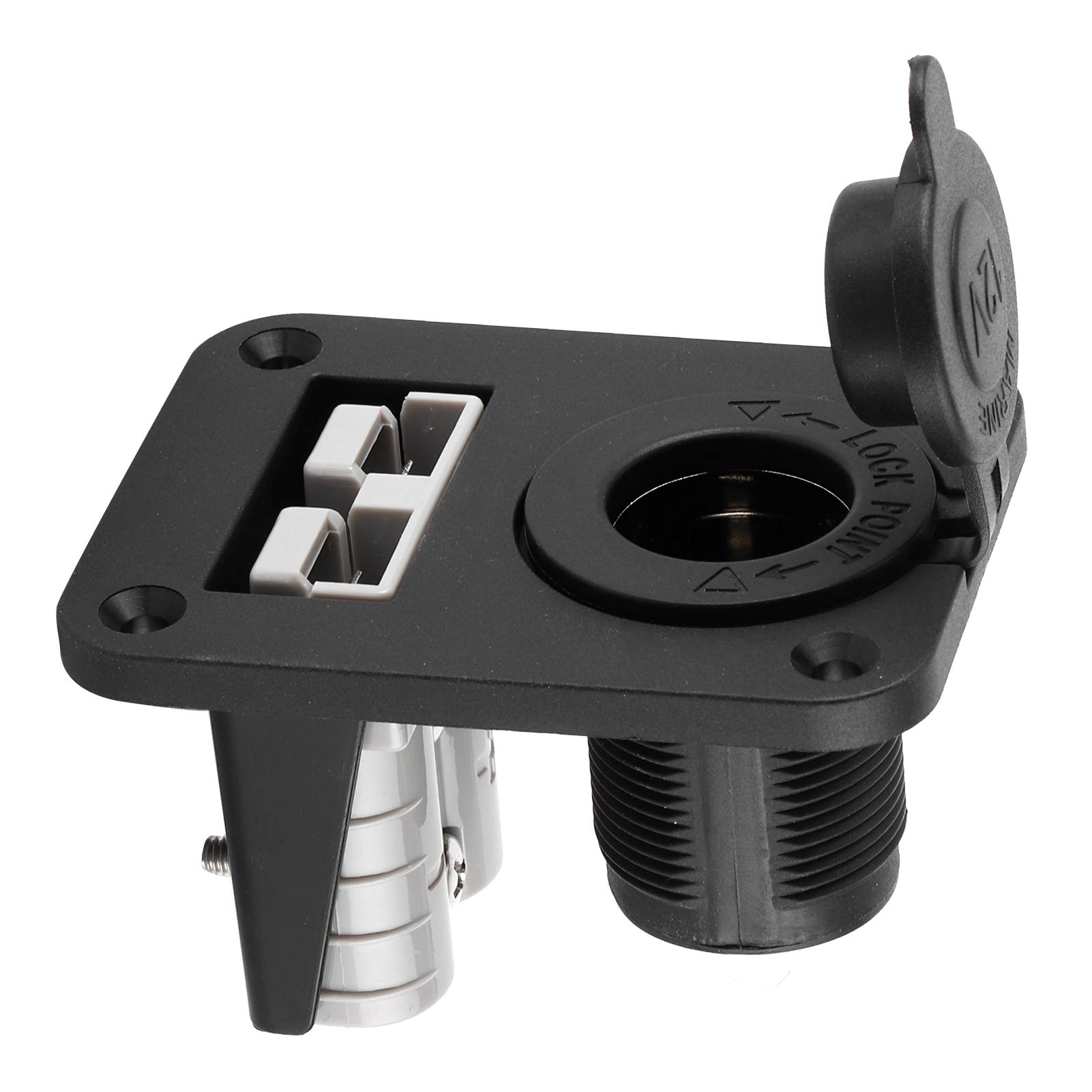 Adattatore Per Accendisigari, Caricabatteria Per Auto Con Doppia Porta Usb 2 Prese 12v 24v Con Interruttore Voltmetro A Led 96868037