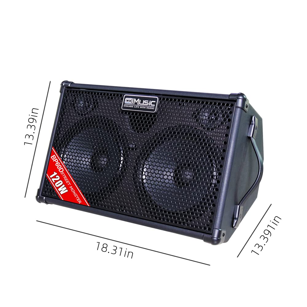 Coolmusic 120W Acoustic Guitar Amplifier(Amp), 3-Year
