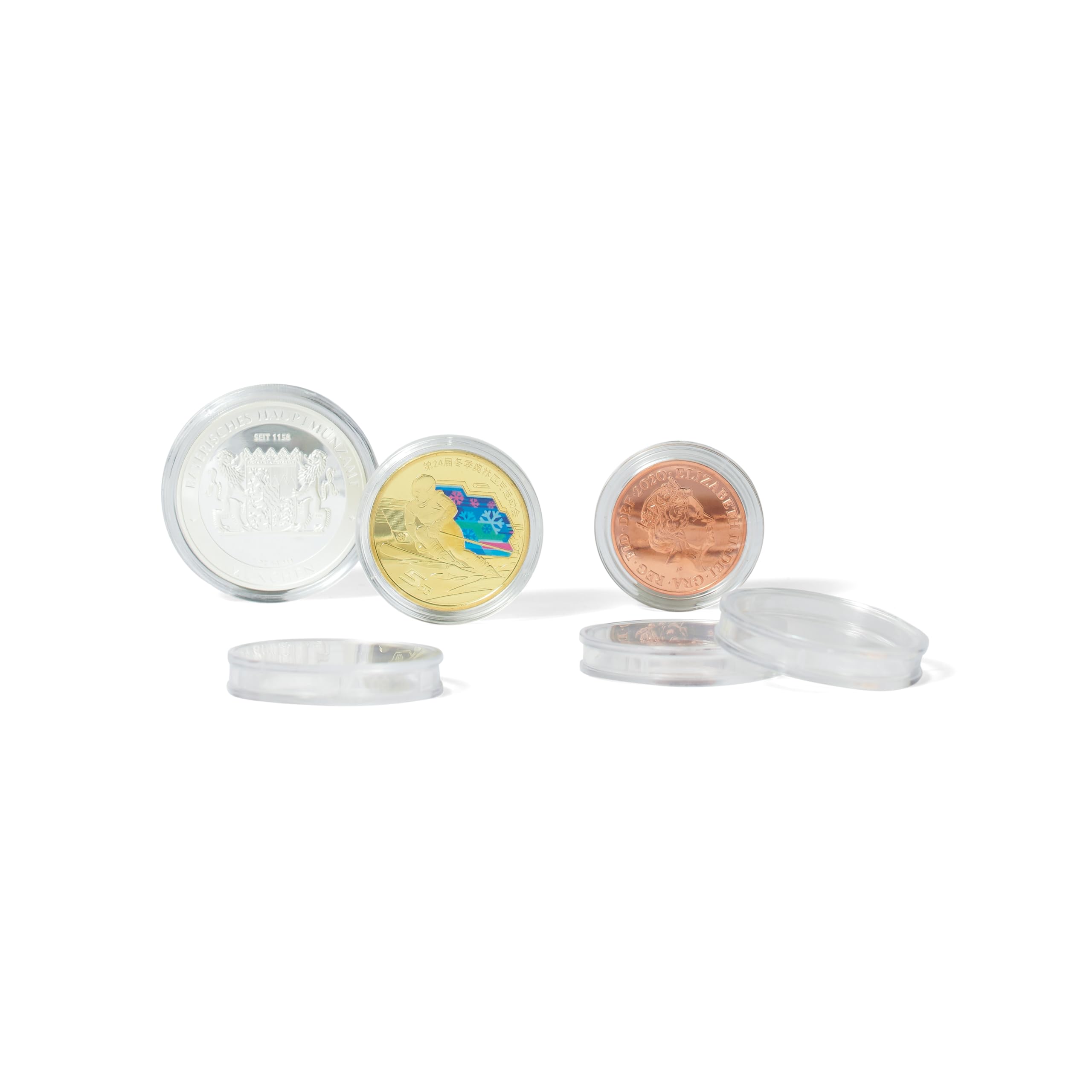 100 Lighthouse Coin Capsules for 24mm Coins (QUARTERS)