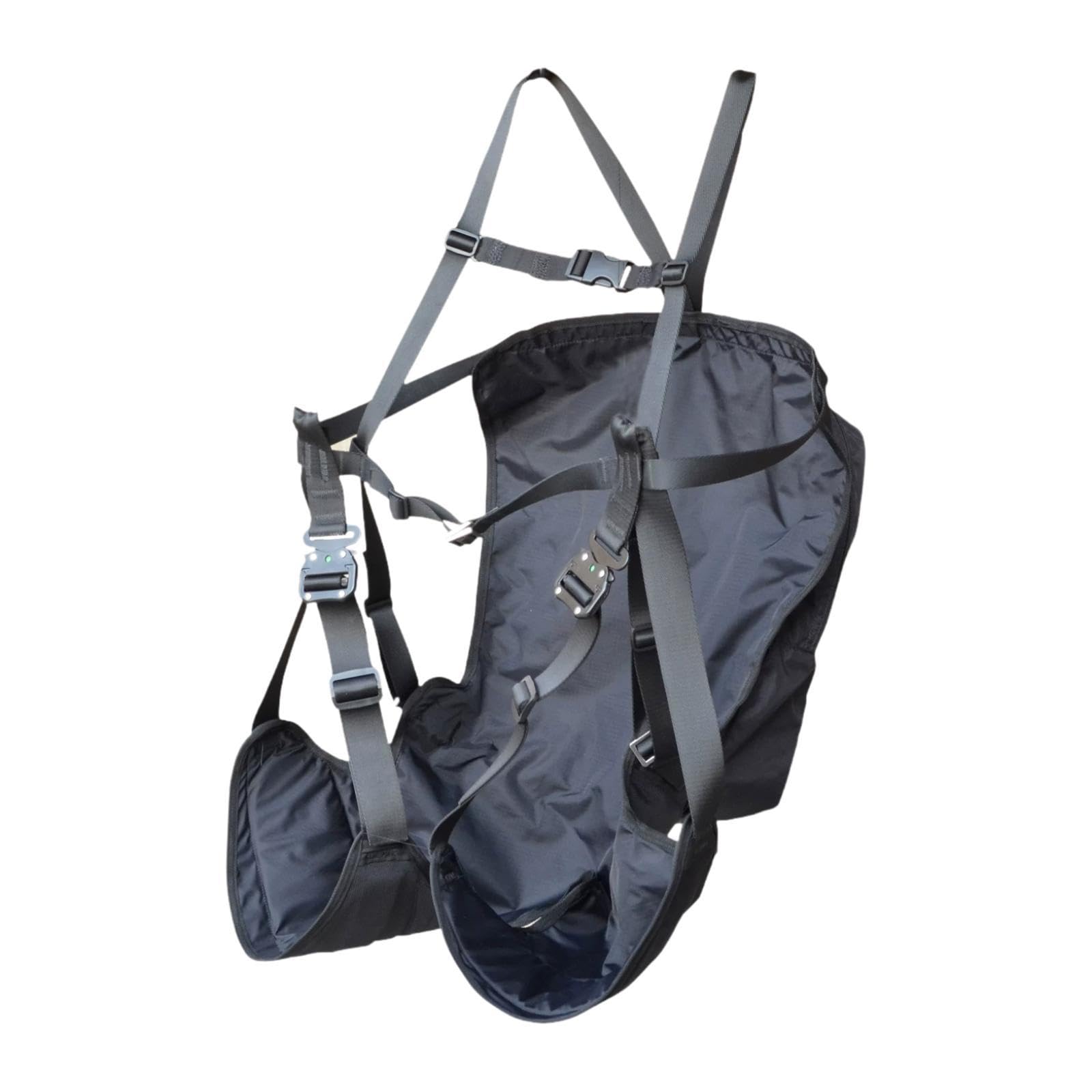 Amagogo Bolsa para arnés de Entrenamiento de Parapente Cómoda Portátil Fácil instalación Asiento de Repuesto Estable para manejo en Tierra de Parapente, Negro