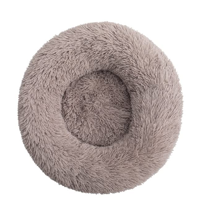 Akcesoria dla psów donut dla dużych psów domek dla kota pluszowe legowisko dla psa XXL okrągła mata dla małych średnich zwierząt uspokajająca 100 cm