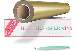 HTVRONT Heat Transfer Vinyl Gold: Elevate Your Creations with Shimmering Elegance