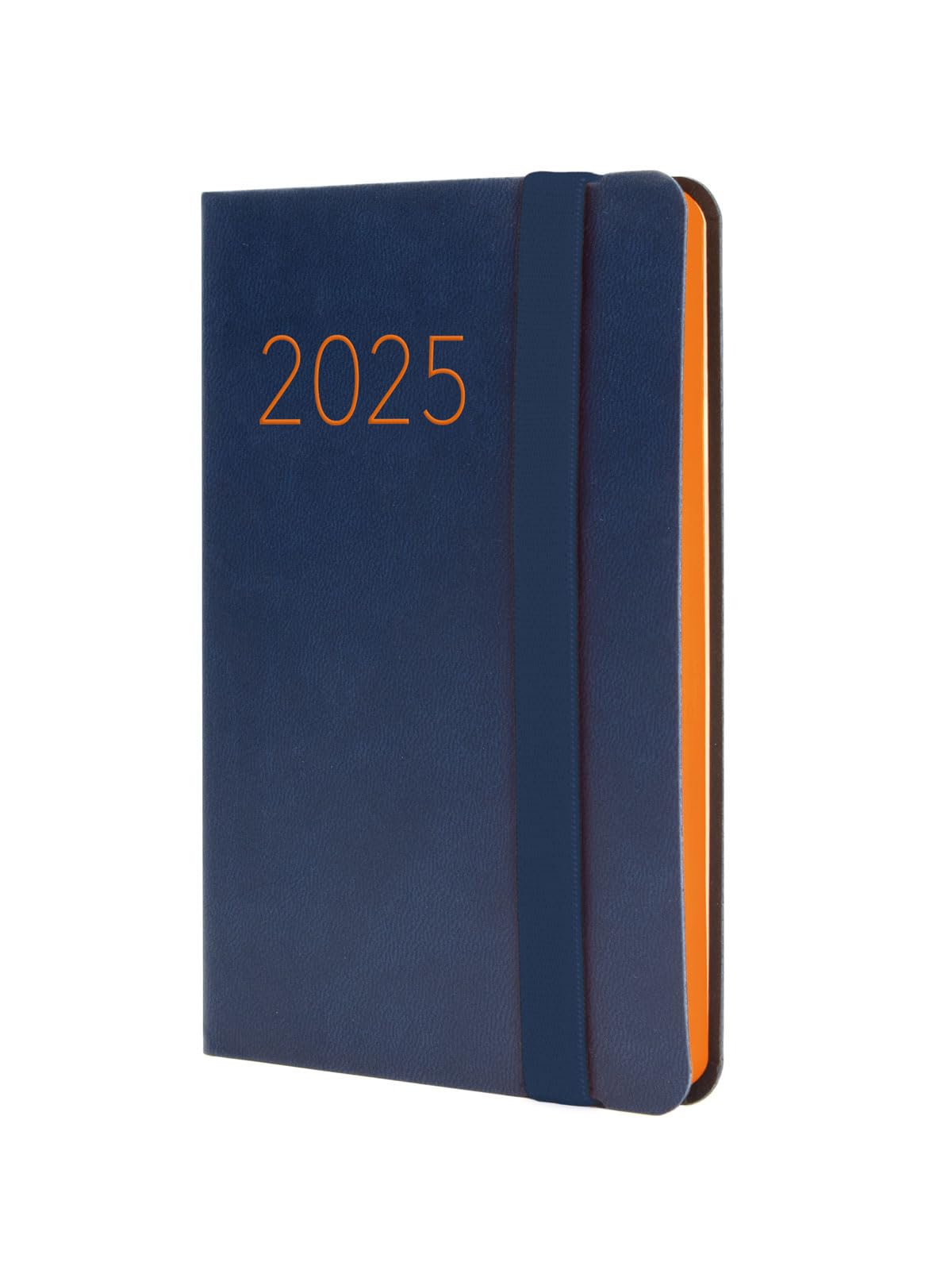 Finocam - Agenda Flexi Lisa 2025 Semana Vista Horizontal Enero 2025 - Diciembre 2025 (12 meses) Azul Español