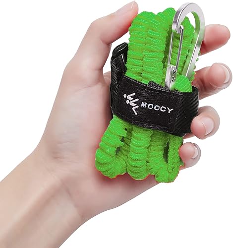 Miniatura 11 de Correa de remo para kayak, correa de caña de kayak, cordón elástico en espiral, accesorios de pesca para kayak y remos Naranja -1 paquete