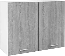 vidaXL Armario Colgante Lyon Gris Sonoma 80x31x60 cm Madera de ingeniería