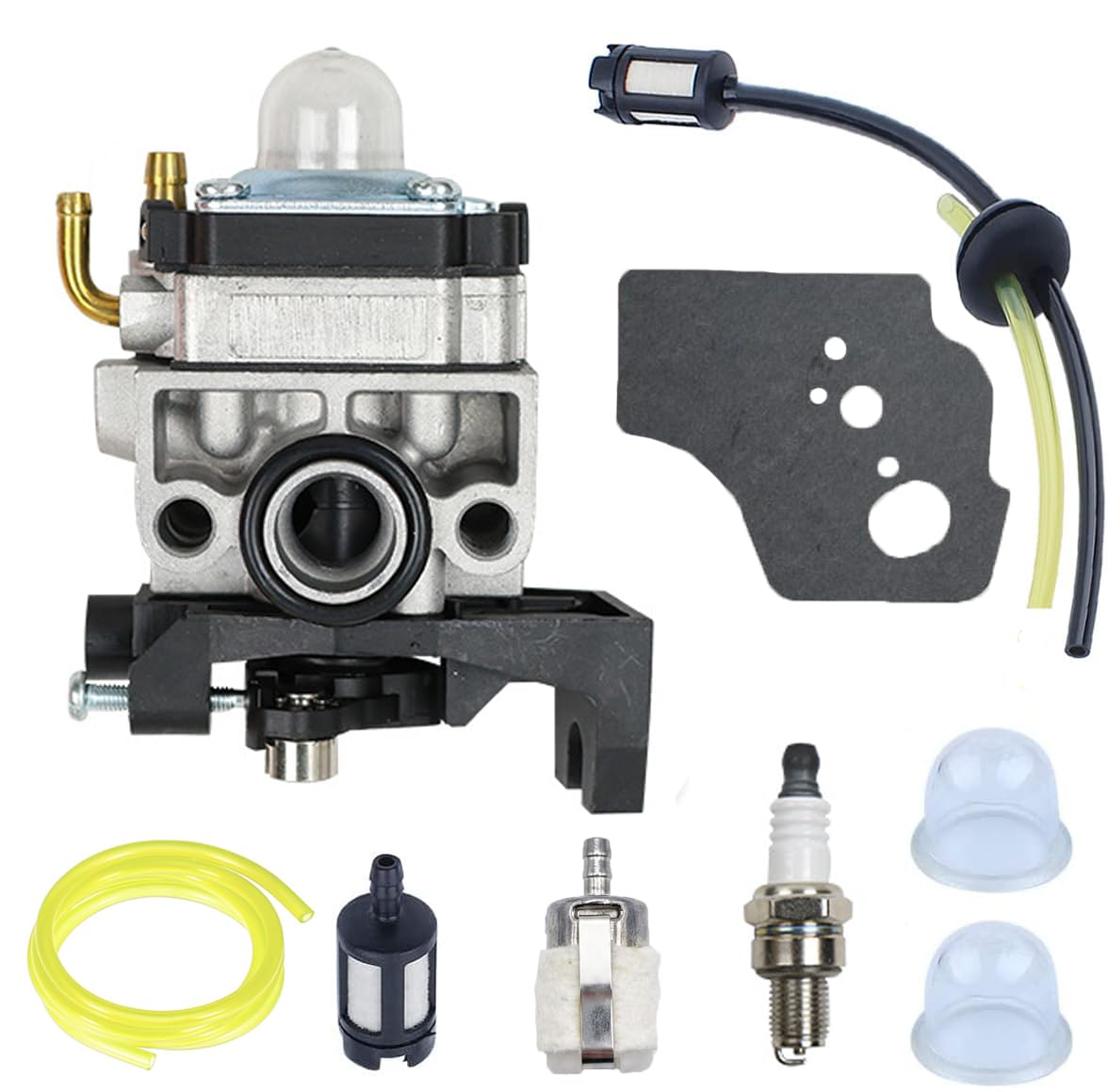 CARAGO Carburettor Kit for Honda GX25 GX35 FG110 HHT25 HHT35 Strimmer Carburettor, Engine Replacement Parts Kit for 16100-Z0Z-034, 16100-Z0Z-815,16100-Z0H-825, 16100-Z0H-053,WYB-16C