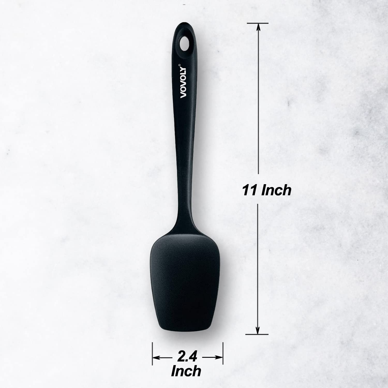Juego de espátulas de silicona, espátula de goma resistente al calor, cuchara antiadherente con diseño de una pieza sin costuras, raspadores flexibles, herramienta de mezcla para hornear, paquete de