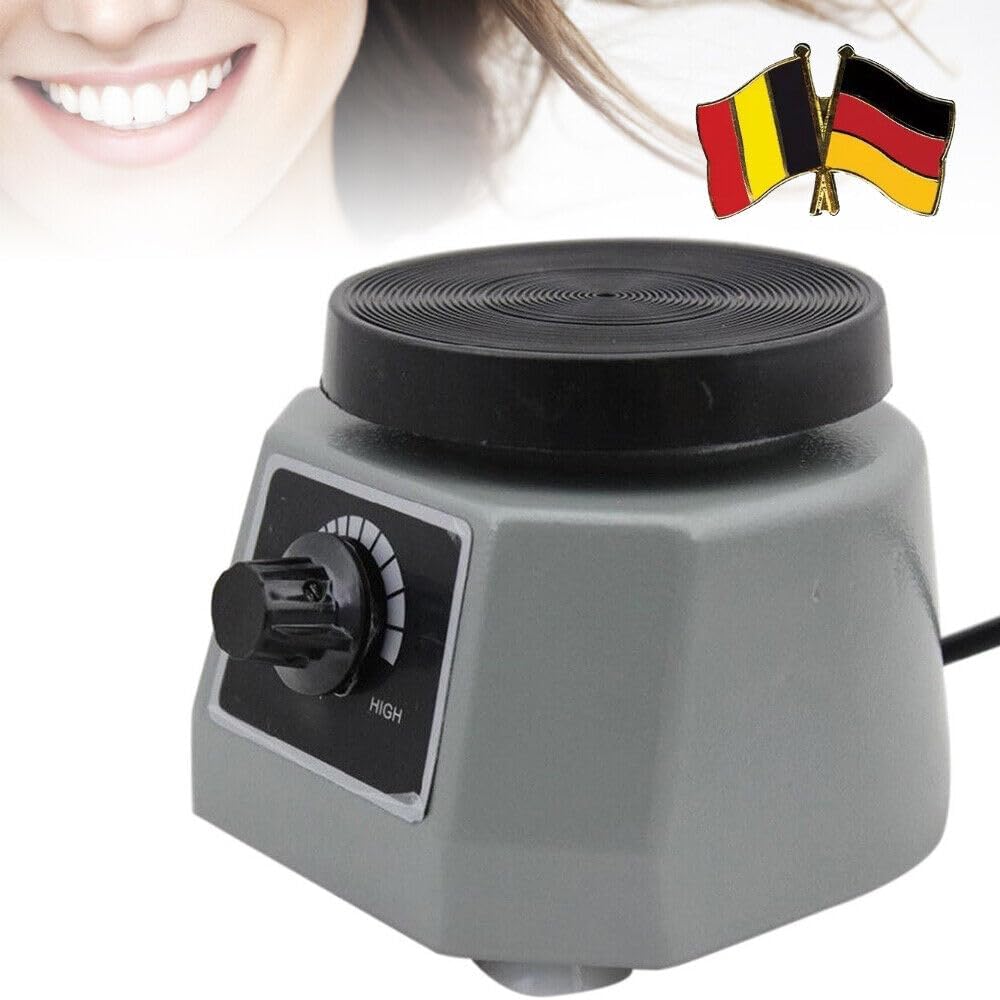Oscilador dental 220 V 100 W vibrador redondo agitador de yeso equipo laboratorio dental 14x15x11 cm