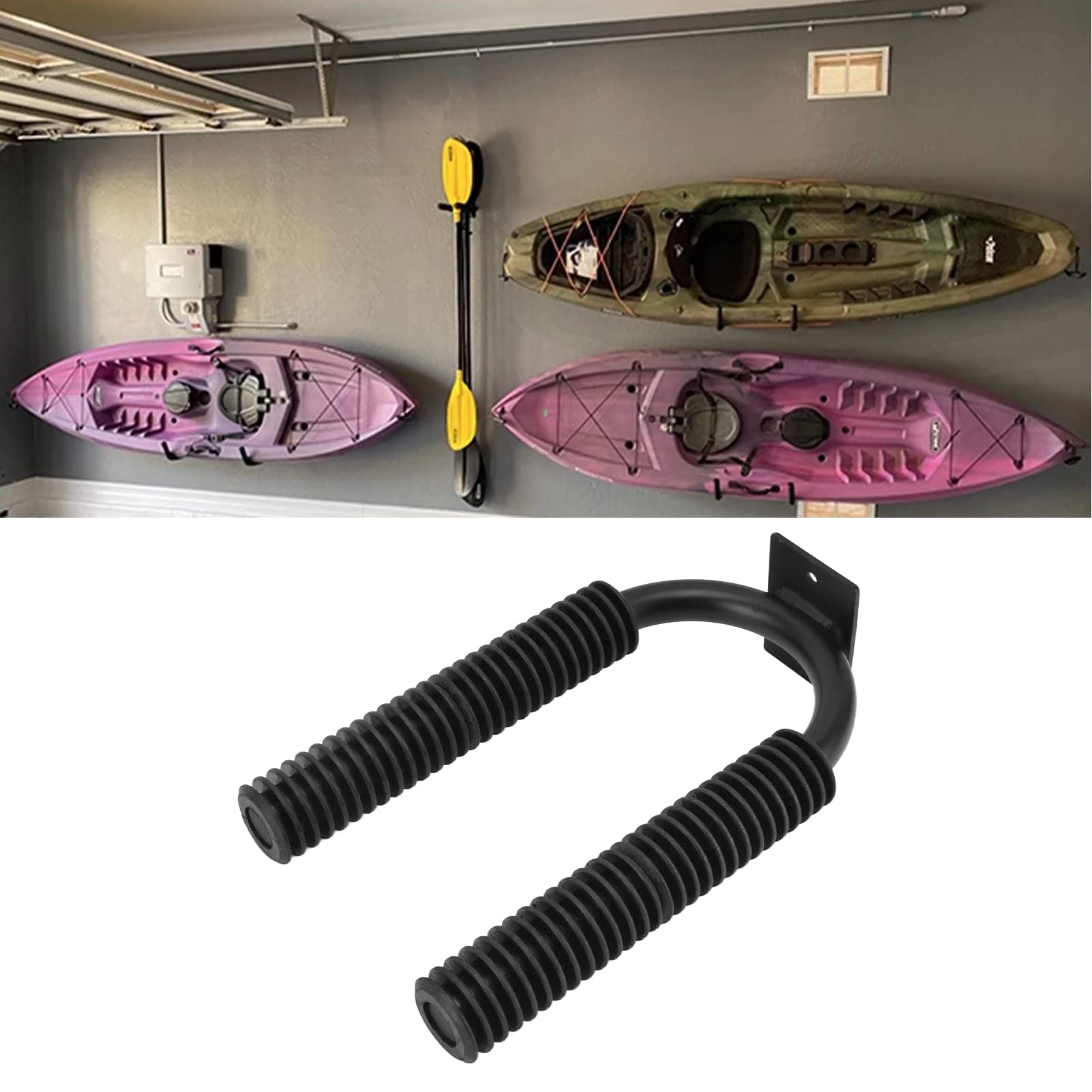 Support de Rangement Kayak Paddle Holder Mural 20KG Chargement Paddle Rack Installation Facile Paddle Board Support Mural avec Vis pour Garage