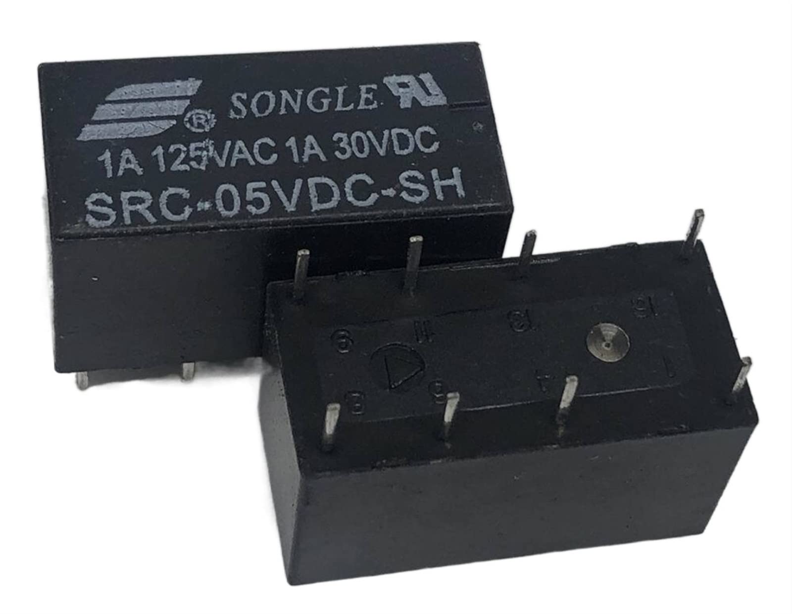 Relé SRC-05VDC-SH de 8 pines componente electrónico para circuito