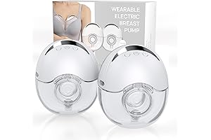 Hands Free Breast Pump, Wearable Breastfeeding Pump with 4 Modes & 12 Levels