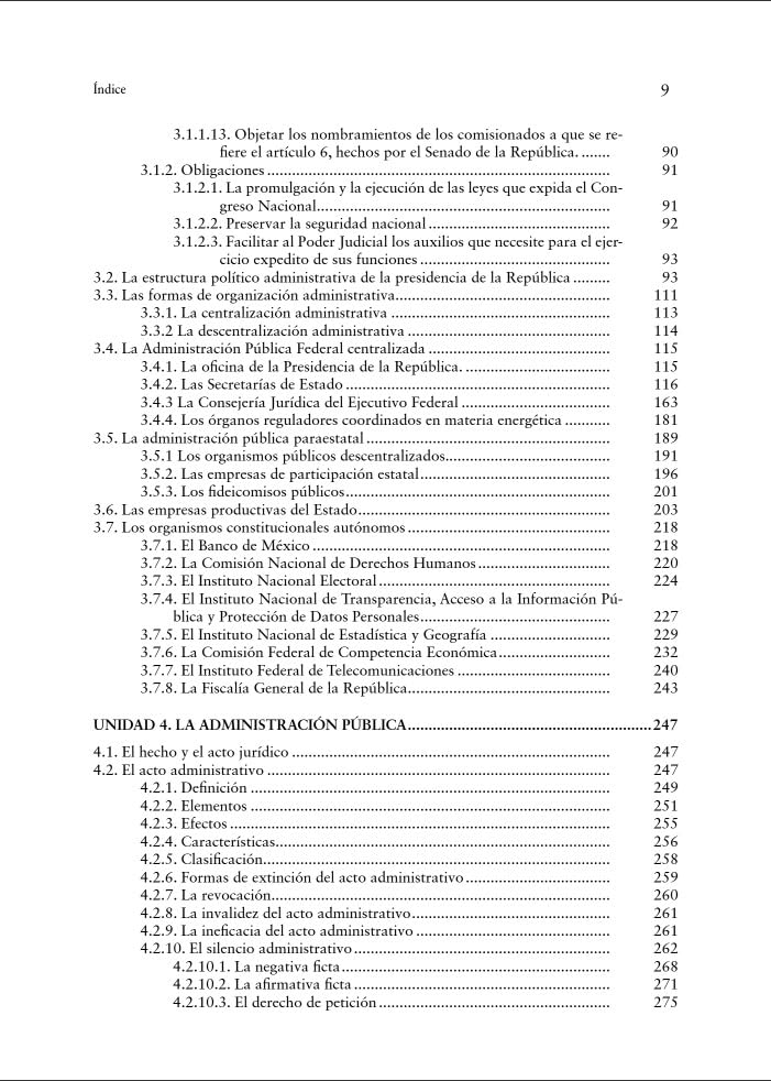 Derecho Administrativo (Manuales de Derecho Administrativo, Financiero e Internacional Público -Mexico-)