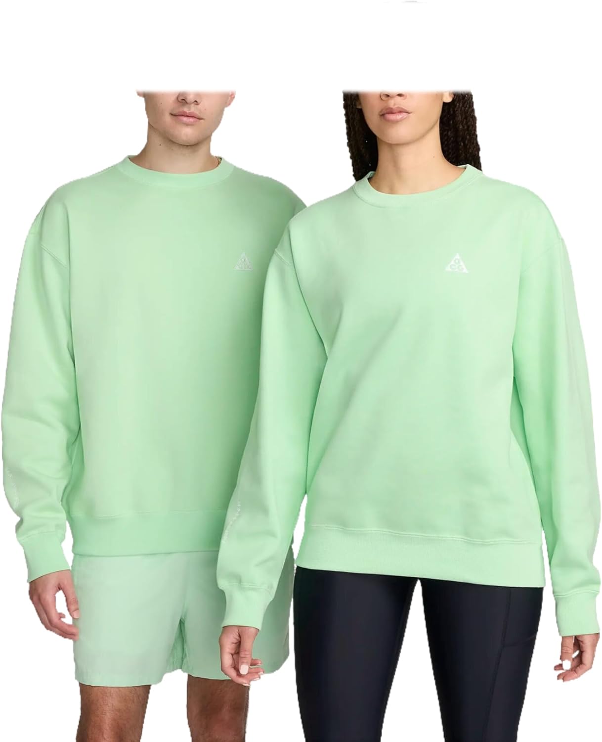 Nike ACG Therma-FIT Fleece Crew (DX9611-376, Vapor Green/Summit White)