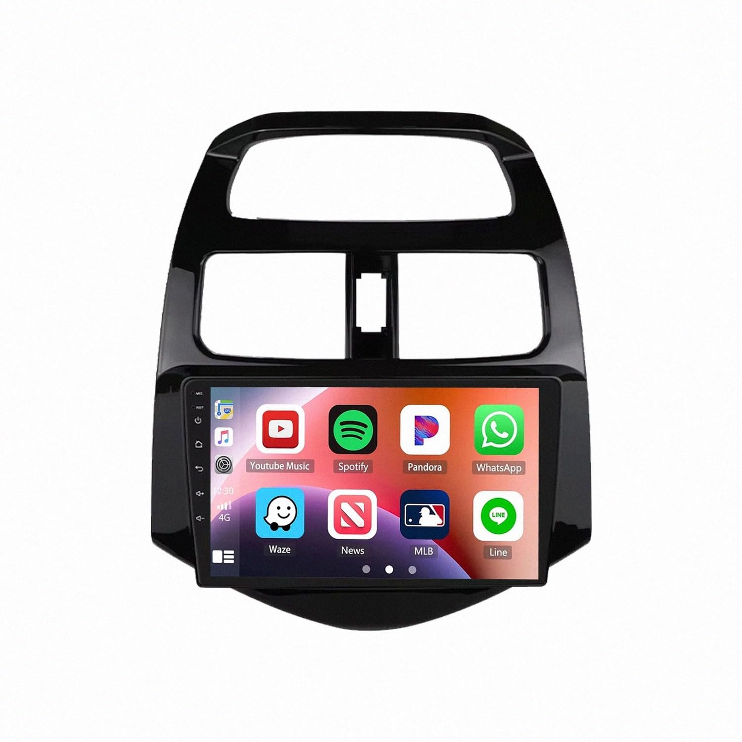 Wyświetlacz Carplay dla Chevrolet Aveo 3 2016-2023 Odtwarzacz Samochodowy Z Ekranem Dotykowym Hd, Carplay, Bluetooth, Wi-Fi, Radiem., 4 Rdzeń 1G+16G