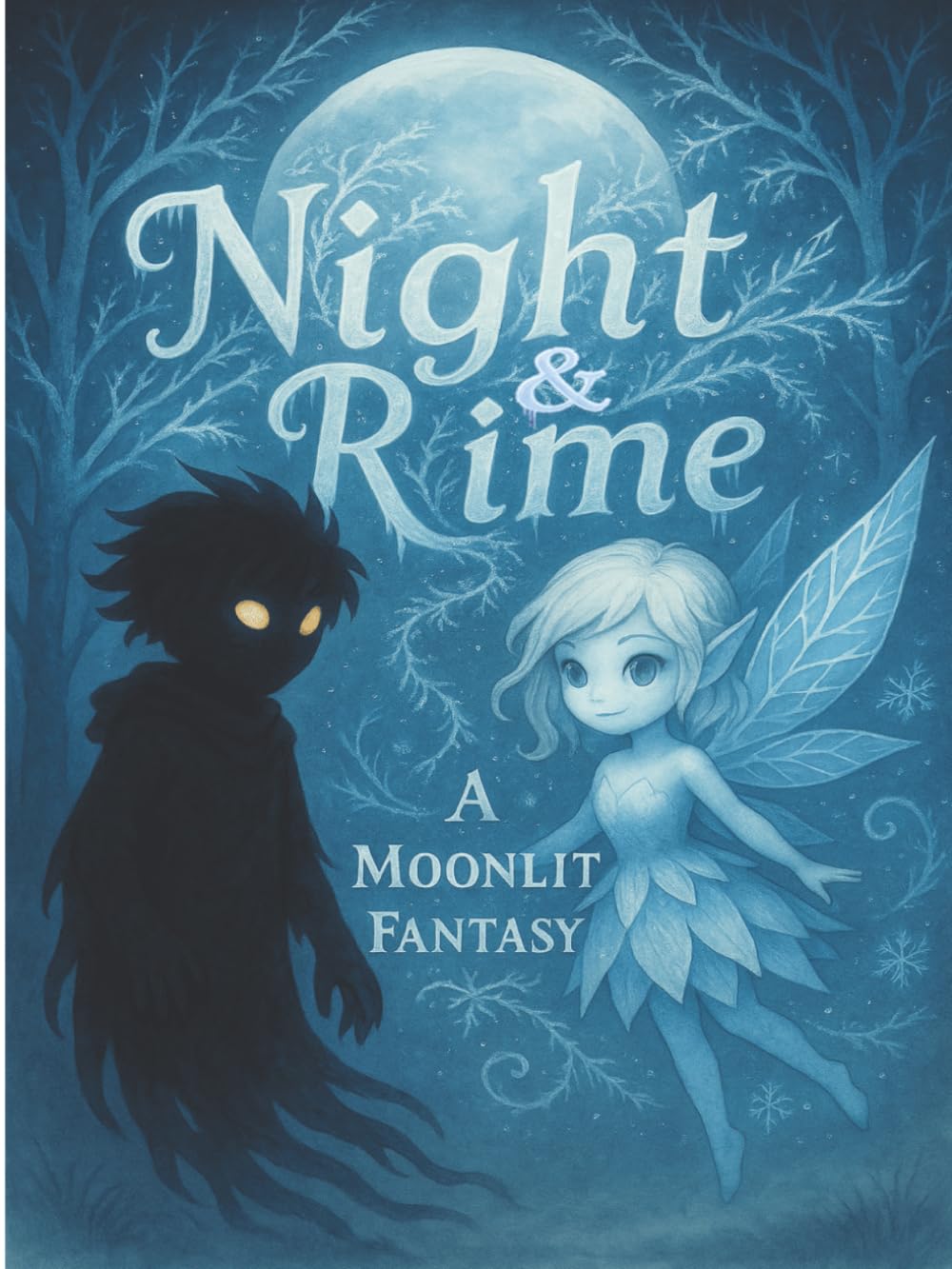 Night & Rime - A Moonlit Fairytale: A Cozy-Spooky Holiday Book For Kids About Friendship and Kindness